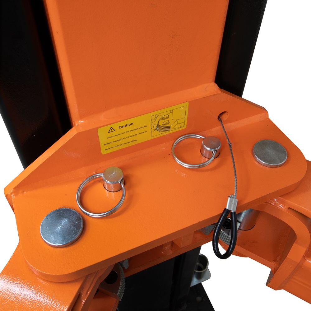 Elevator auto cu două coloane 4.2t, deblocare electrică a siguranței Elevator auto cu două coloane 4.2t, deblocare electrică a siguranței