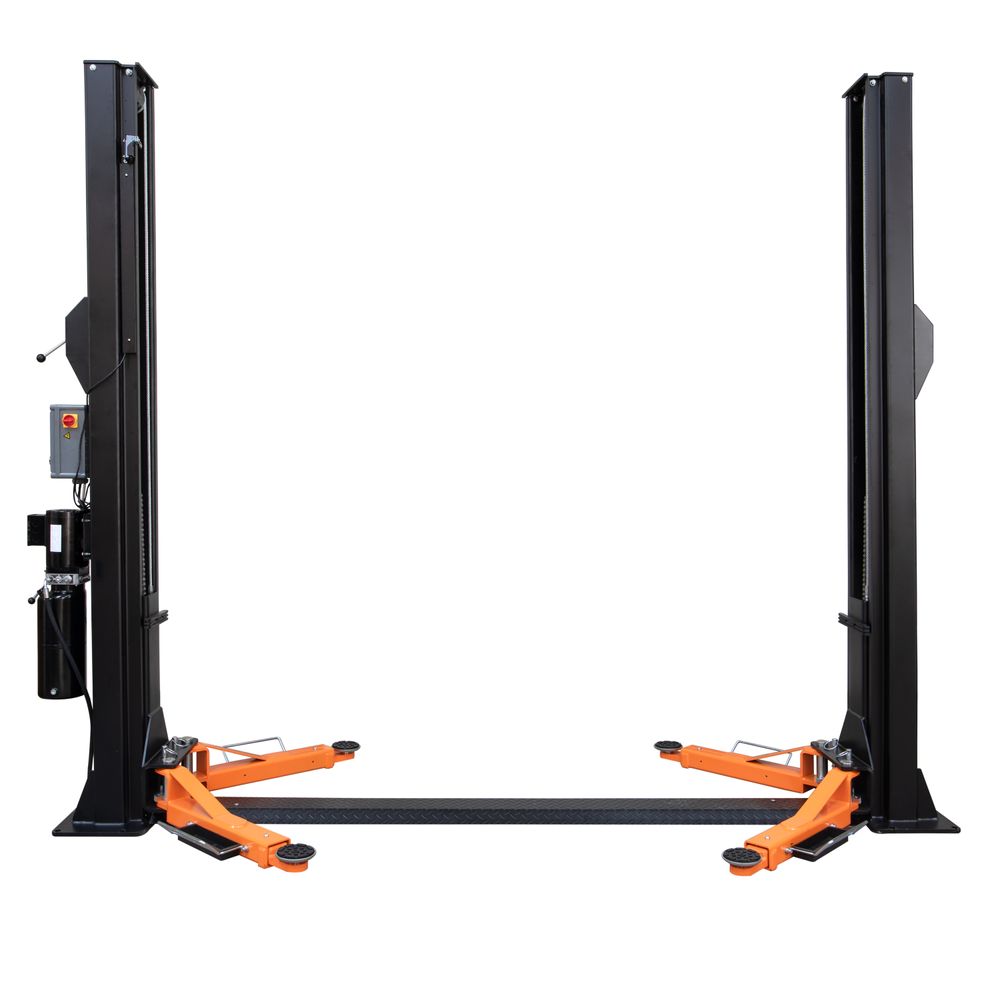 Two-post lift, 4.5t, manual lock release Two-post lift, 4.5t, manual lock release