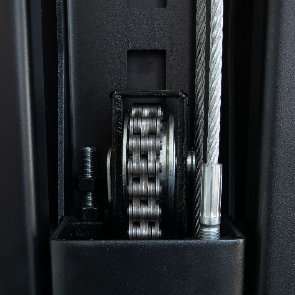 Two-post lift, 4.5t, manual lock release Two-post lift, 4.5t, manual lock release