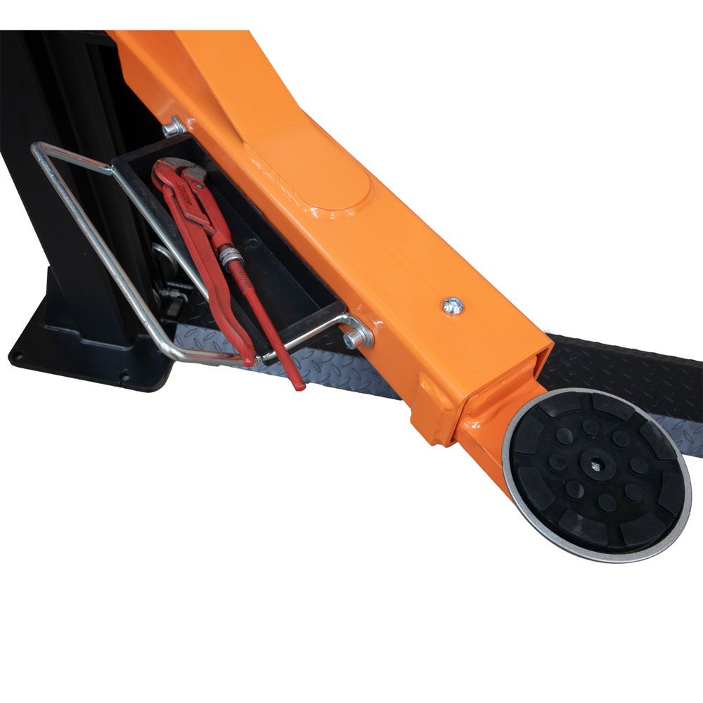 Two-post lift, 4.5t, manual lock release Two-post lift, 4.5t, manual lock release
