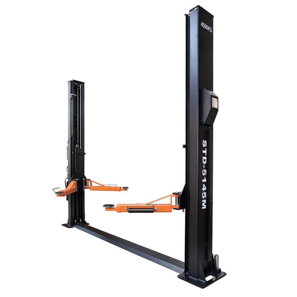 Two-post lift, 4.5t, manual lock release Two-post lift, 4.5t, manual lock release