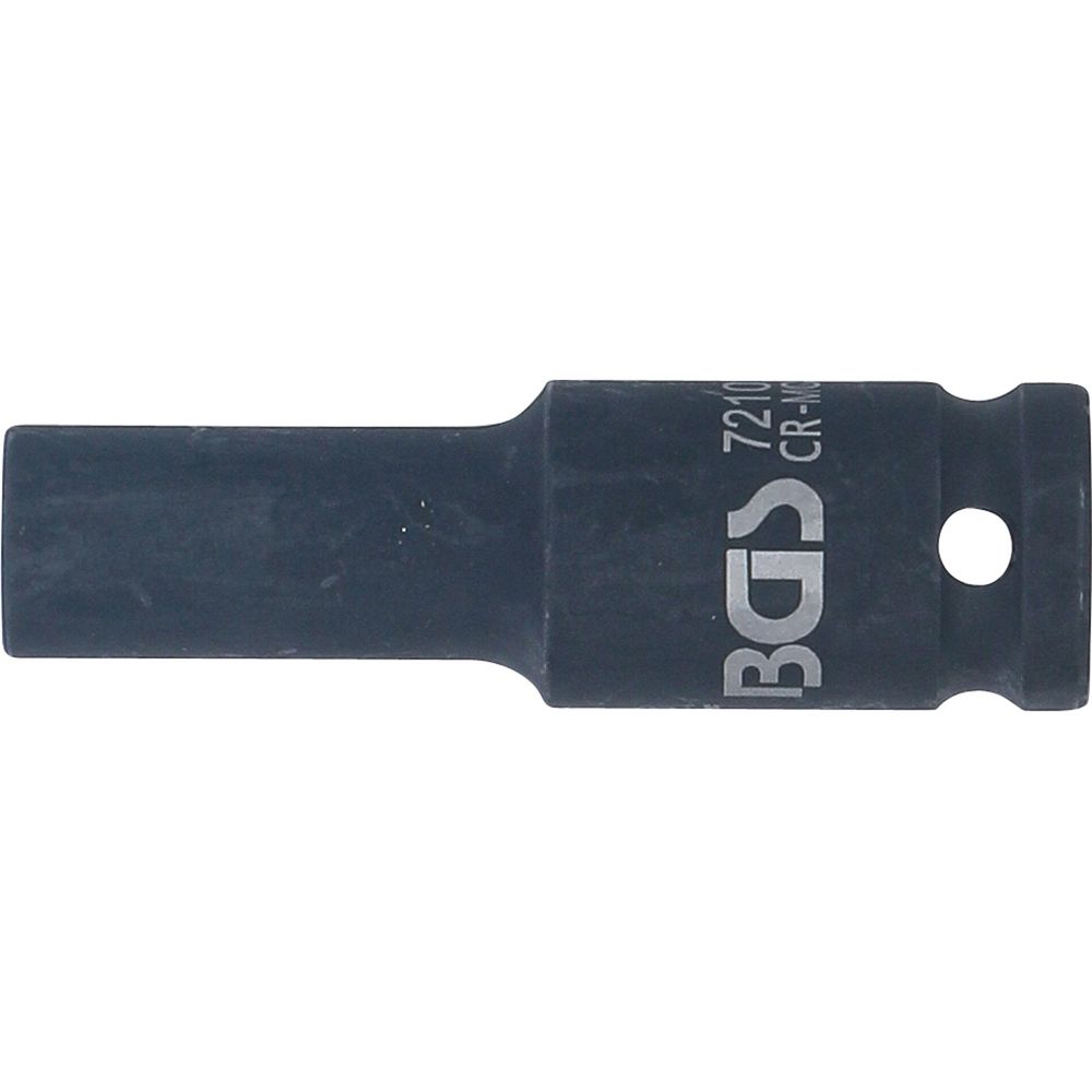 Schlagschrauber-Stecknuss Sechskant, lang, 12,5 mm (1/2") Antrieb, 10 mm Schlagschrauber-Stecknuss Sechskant, lang, 12,5 mm (1/2") Antrieb, 10 mm