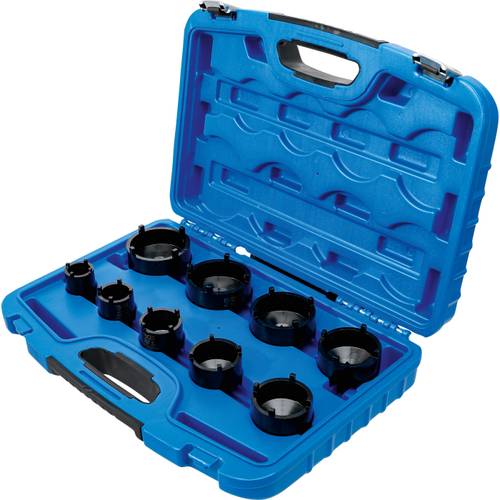 Groove Nut Socket Set, External Tooth, KM4–KM12, 9pcs Groove Nut Socket Set, External Tooth, KM4–KM12, 9pcs