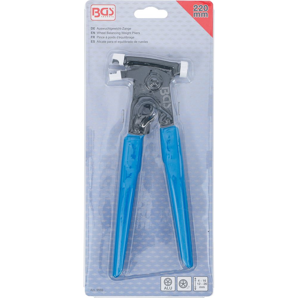 Wheel Balancing Weight Pliers, 225mm Wheel Balancing Weight Pliers, 225mm