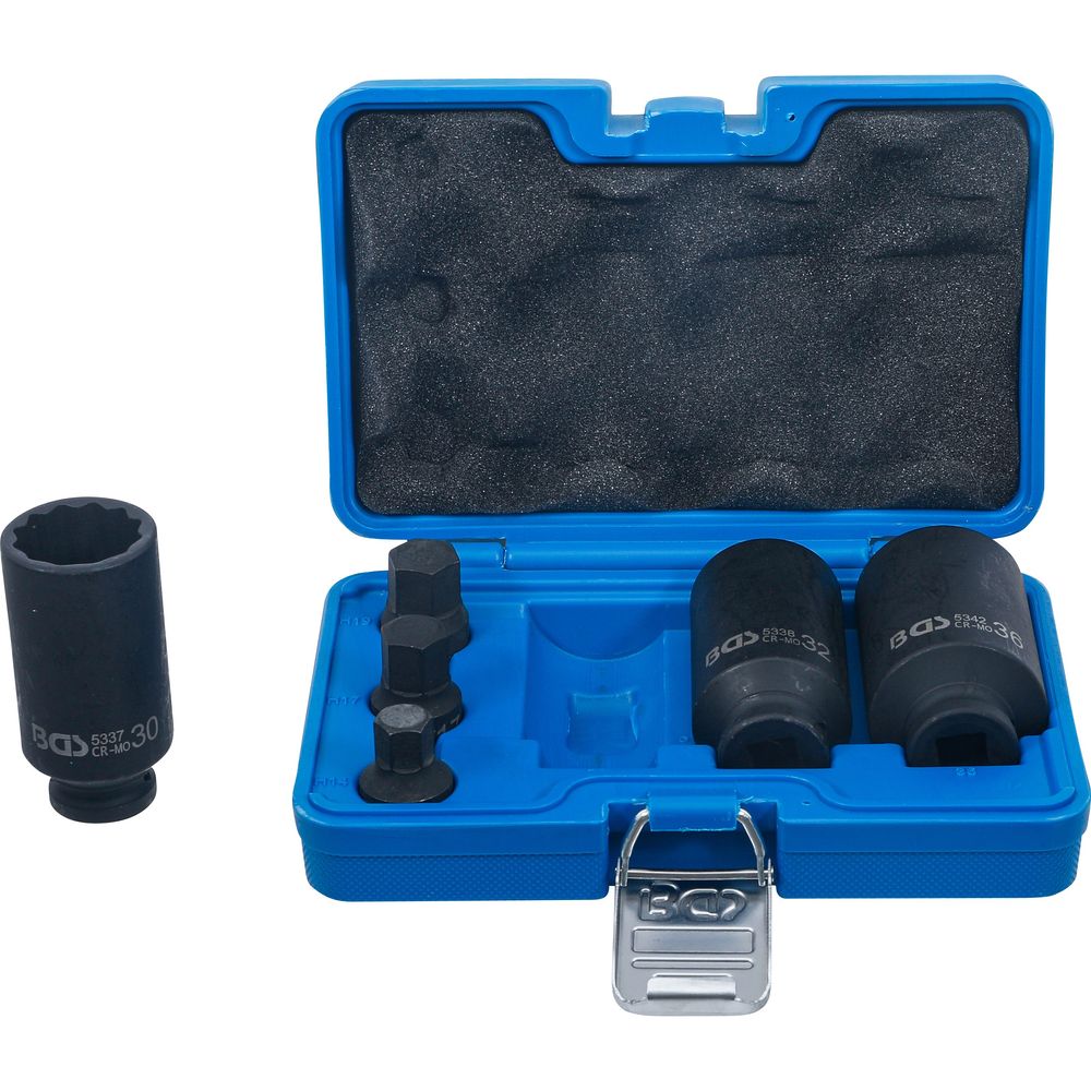 Drive shaft socket set, 1/2" drive, 6pcs Drive shaft socket set, 1/2" drive, 6pcs