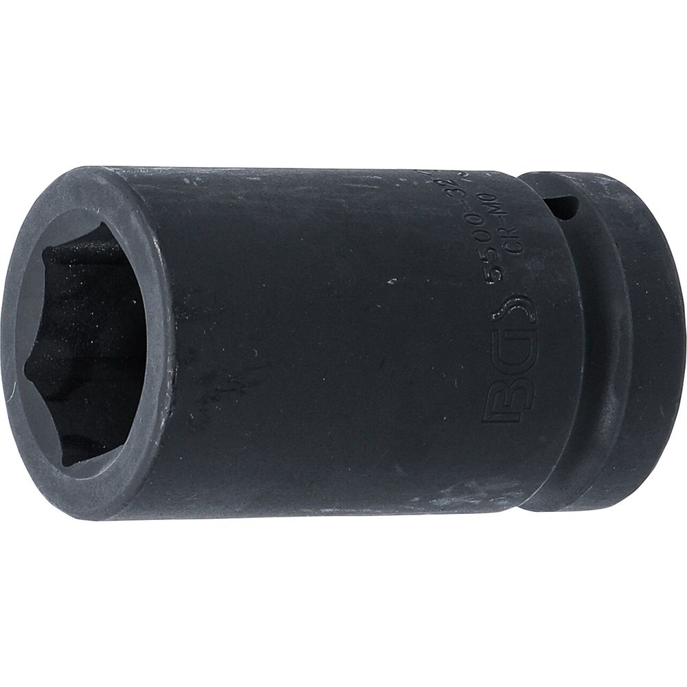 Impact socket hexagon, deep, 1" drive, 32mm Impact socket hexagon, deep, 1" drive, 32mm