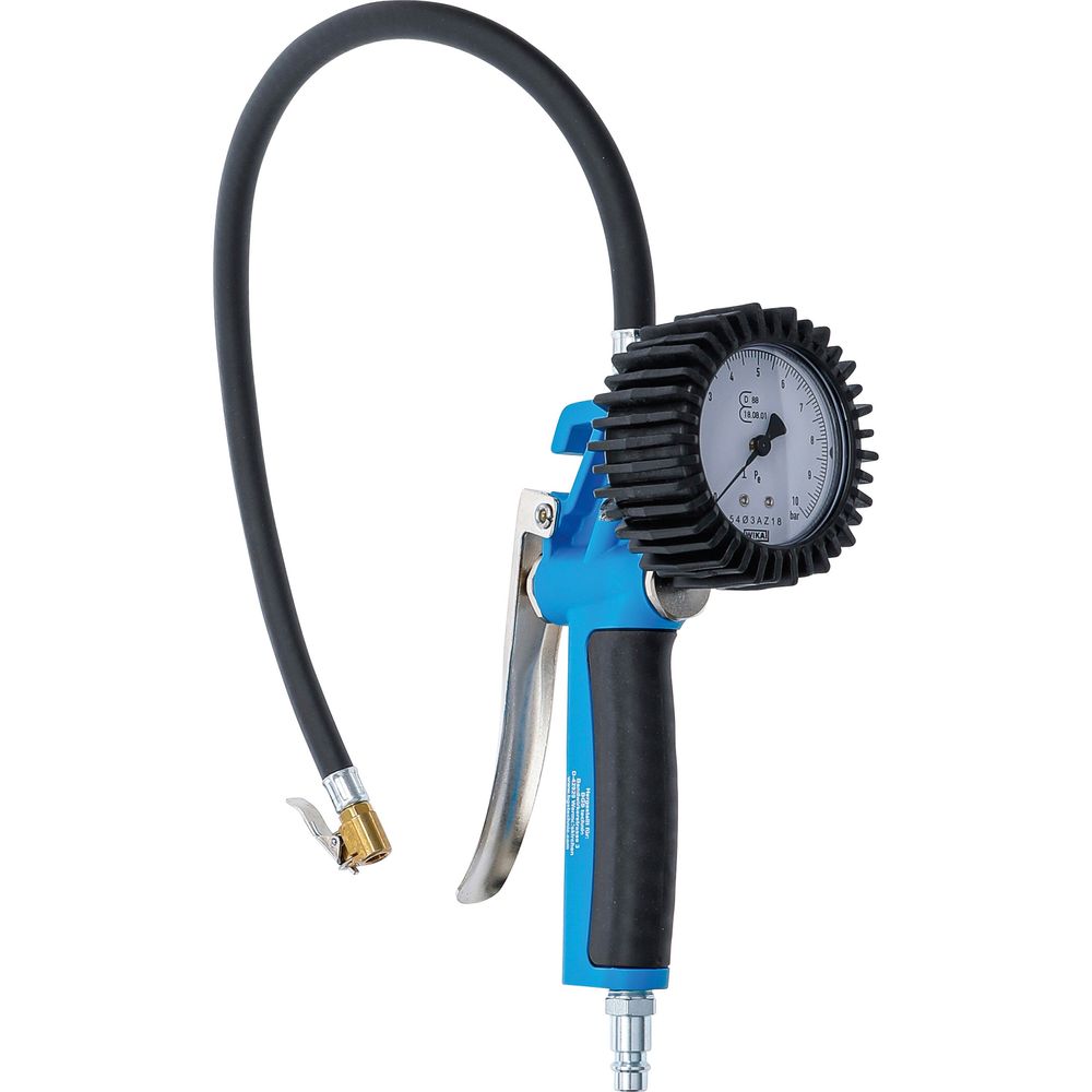 Pistol-grip air inflator, calibrated, 0–10 bar Pistol-grip air inflator, calibrated, 0–10 bar