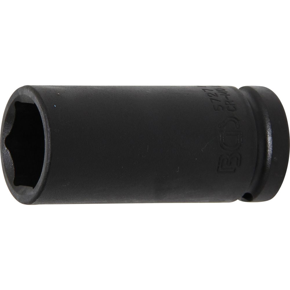 Impact socket hexagon, deep, 3/4" drive, 27mm Impact socket hexagon, deep, 3/4" drive, 27mm