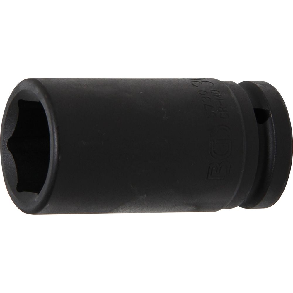 Impact socket hexagon, deep, 3/4" drive, 30mm Impact socket hexagon, deep, 3/4" drive, 30mm