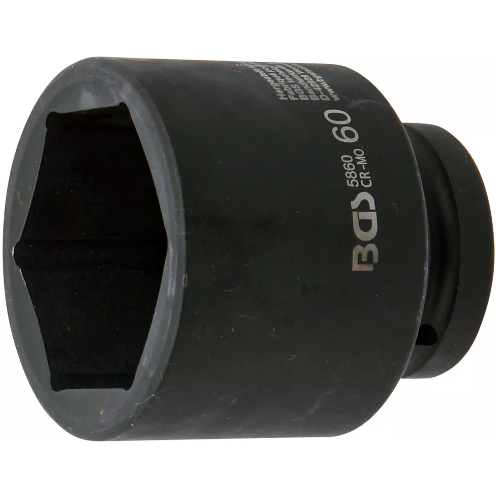 Nástrčkový úderový kľúč, šesťhranný, 1", 60mm Nástrčkový úderový kľúč, šesťhranný, 1", 60mm