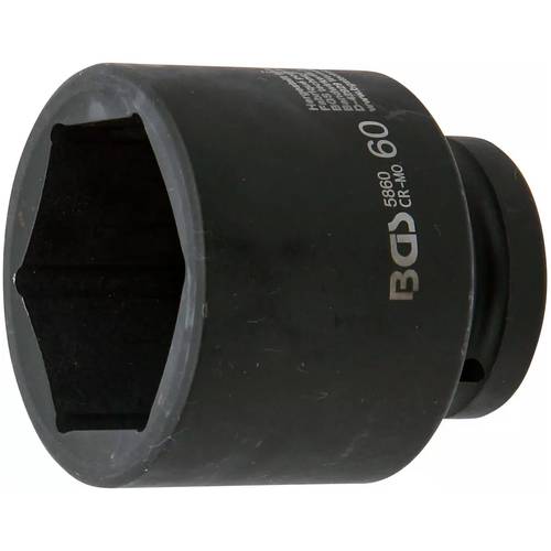 Rázový nástrčný klíč, šestihran, upínání 1", 60mm Rázový nástrčný klíč, šestihran, upínání 1", 60mm