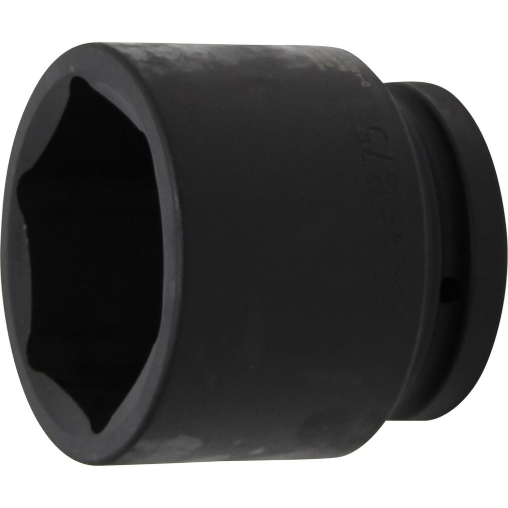 Impact socket, hexagon, 1" drive, 75mm Impact socket, hexagon, 1" drive, 75mm