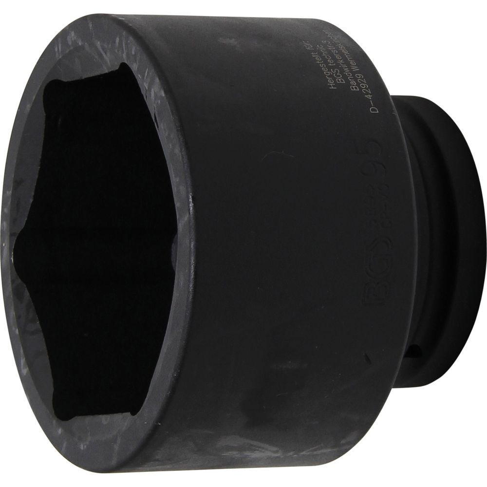 Impact socket, hexagon, 1" drive, 95mm Impact socket, hexagon, 1" drive, 95mm