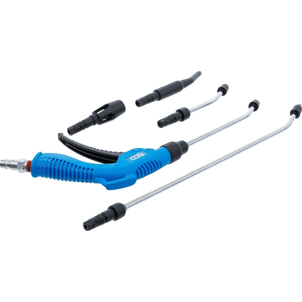 Air blow gun set with 5 attachments Air blow gun set with 5 attachments