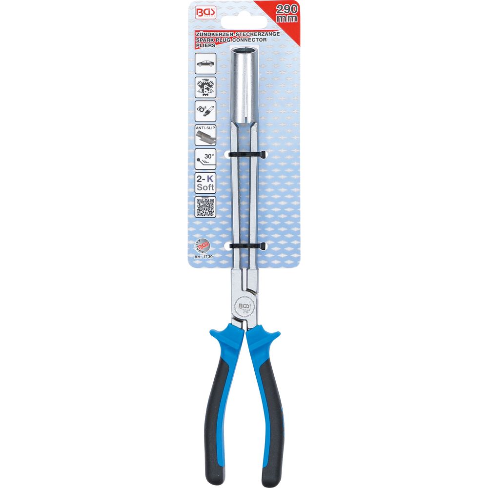 Spark Plug Pliers, 290 mm, 30° offset Spark Plug Pliers, 290 mm, 30° offset
