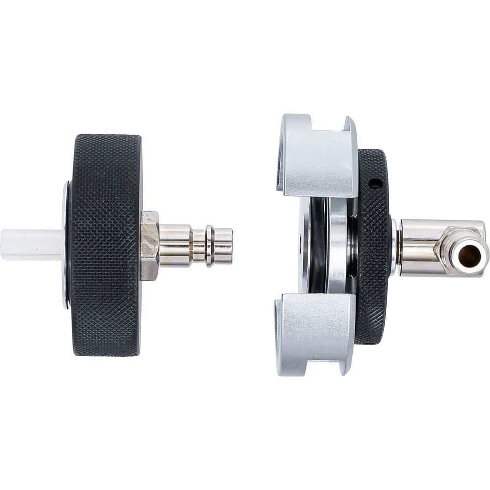 Adapter-Set für Bremsenentlüftungsgeräte, für Tesla Modelle 3, Y, S, X, 2-tlg. Adapter-Set für Bremsenentlüftungsgeräte, für Tesla Modelle 3, Y, S, X, 2-tlg.