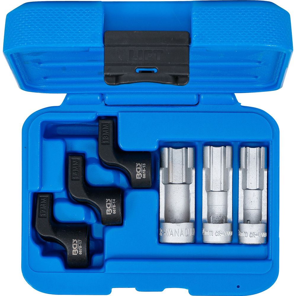 Exhaust gas temperature sensor special socket set (EGT / NOx), 6pcs Exhaust gas temperature sensor special socket set (EGT / NOx), 6pcs