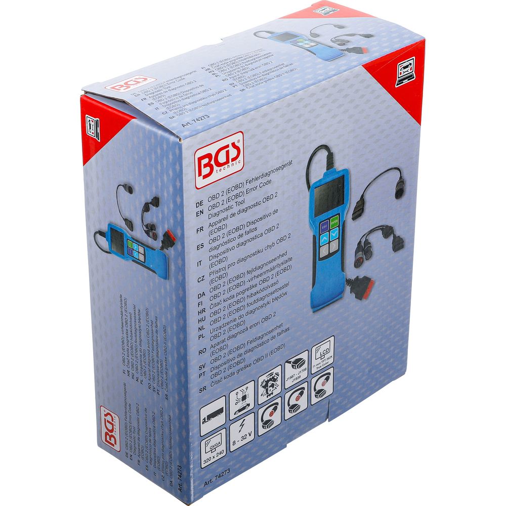 OBD 2 (EOBD) Fehlerdiagnosegerät für LKW OBD 2 (EOBD) Fehlerdiagnosegerät für LKW