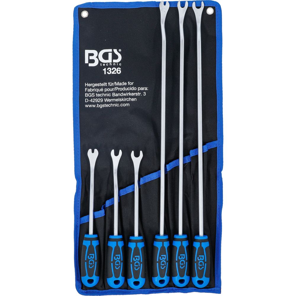 Interior lining and clip removal tool set Interior lining and clip removal tool set