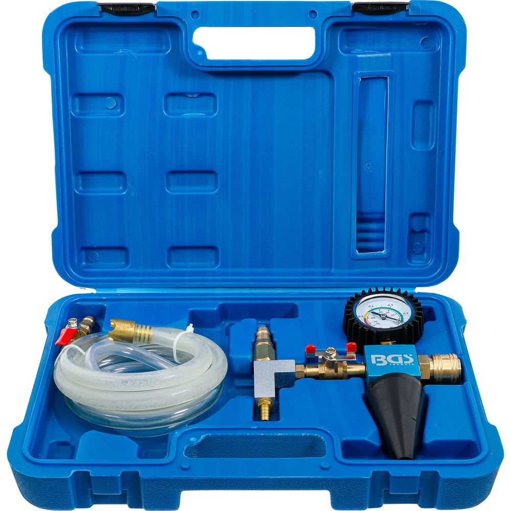 Cooling system bleeding and filling tool Cooling system bleeding and filling tool