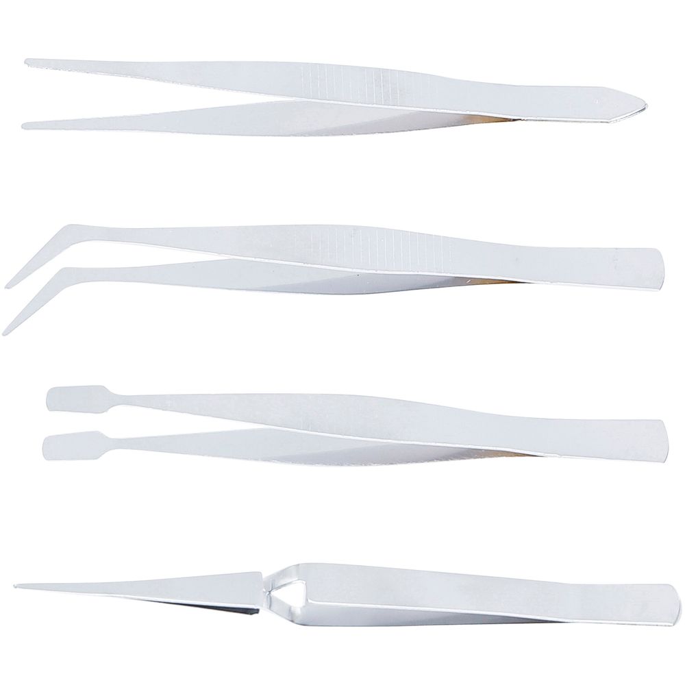 Tweezer set 105–120mm, 4pcs Tweezer set 105–120mm, 4pcs