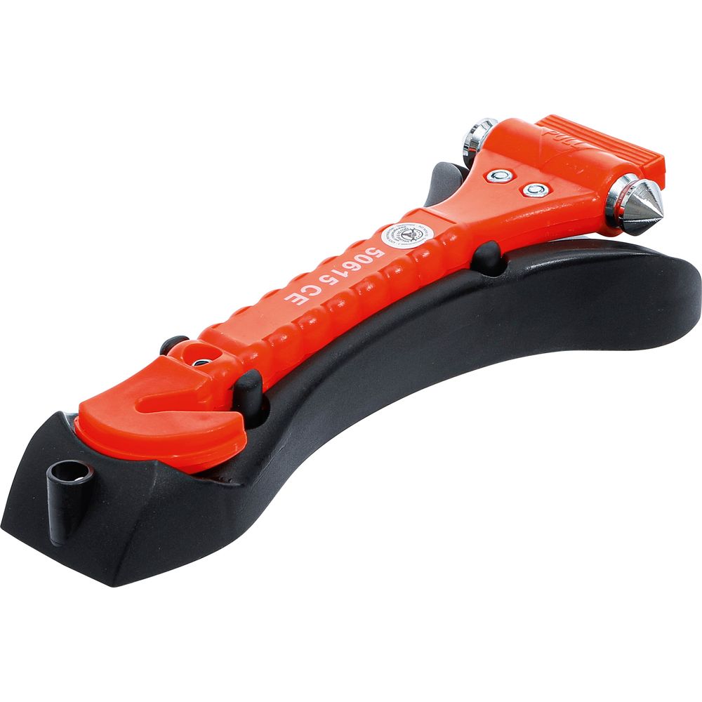 Emergency hammer with seat belt cutter, 170mm Emergency hammer with seat belt cutter, 170mm