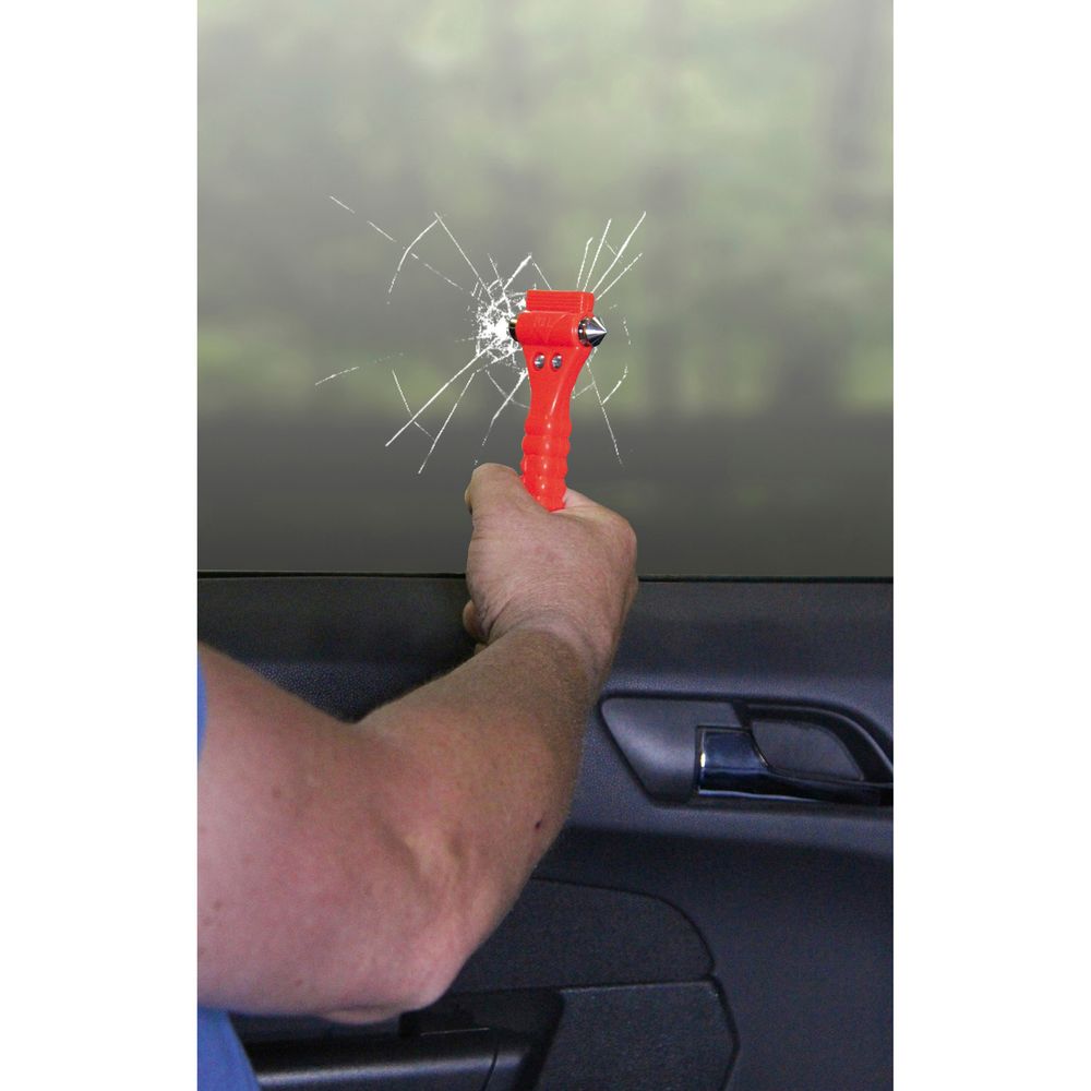 Emergency hammer with seat belt cutter, 170mm Emergency hammer with seat belt cutter, 170mm