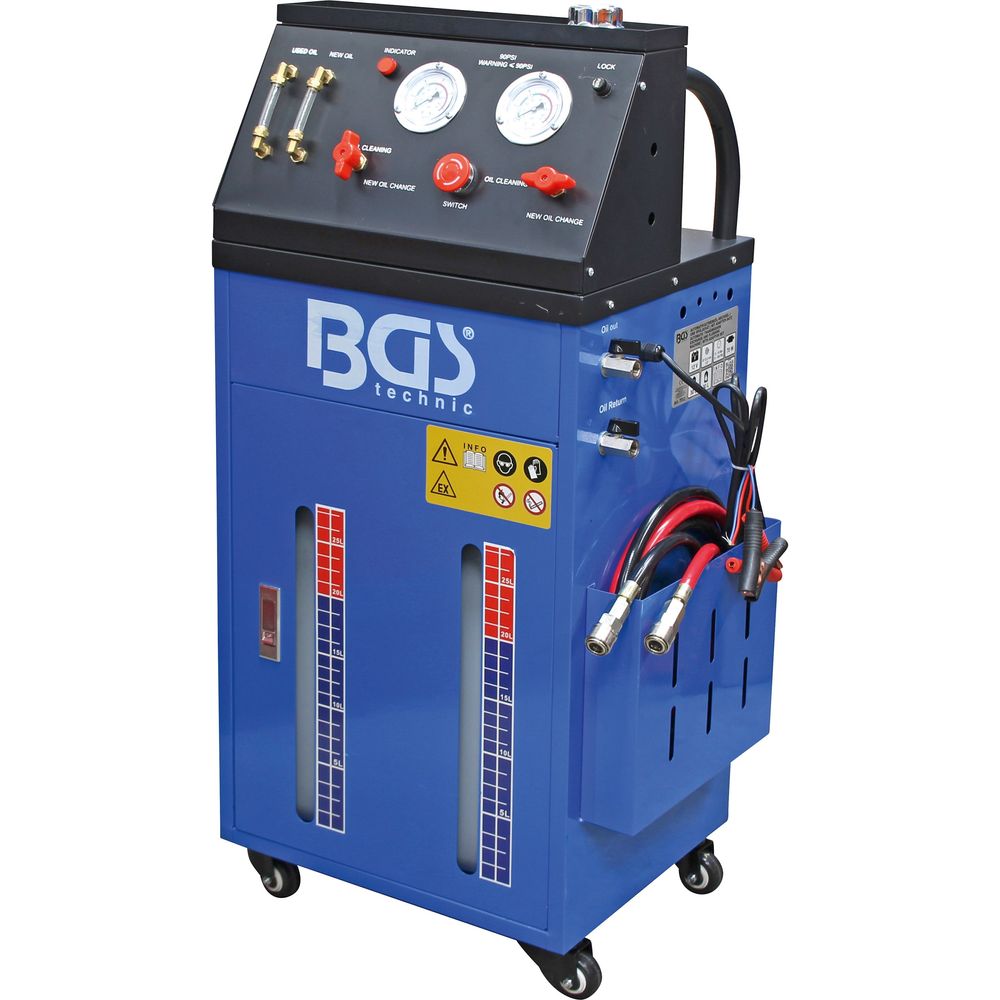 Automatic transmission oil exchange and flushing machine with adaptor set Automatic transmission oil exchange and flushing machine with adaptor set
