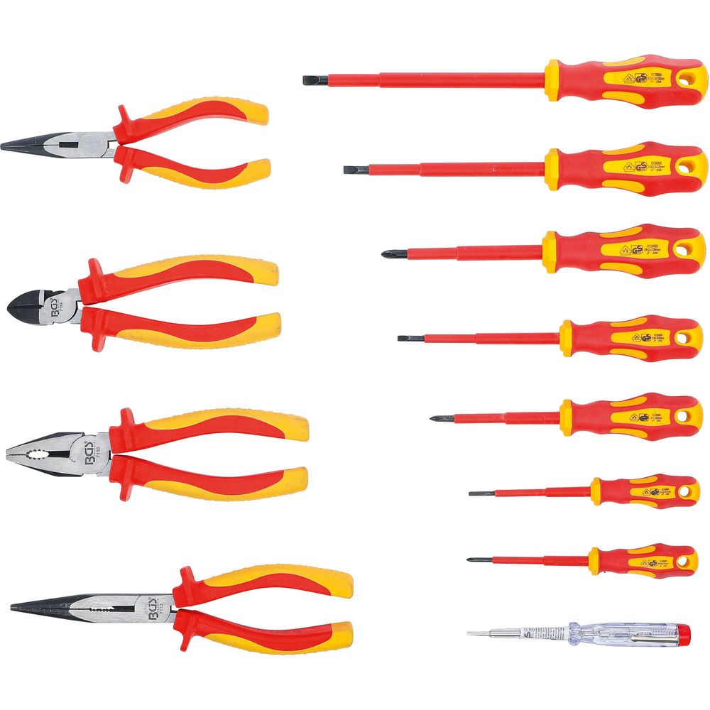 VDE Zangen- und Schraubendreher-Set, 12-tlg. VDE Zangen- und Schraubendreher-Set, 12-tlg.