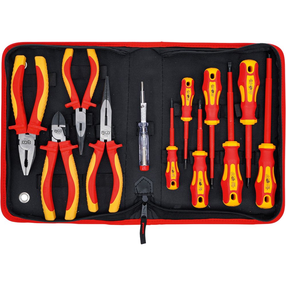 VDE Zangen- und Schraubendreher-Set, 12-tlg. VDE Zangen- und Schraubendreher-Set, 12-tlg.