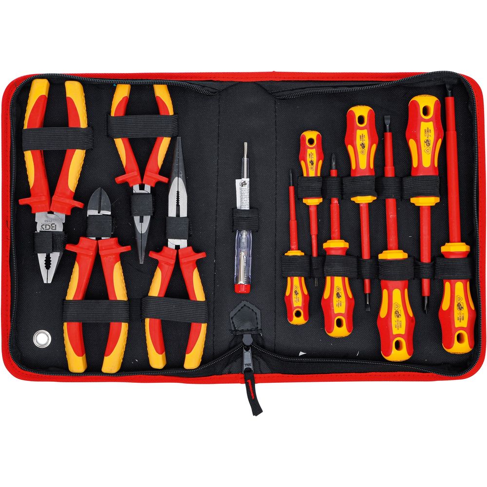 VDE Zangen- und Schraubendreher-Set, 12-tlg. VDE Zangen- und Schraubendreher-Set, 12-tlg.