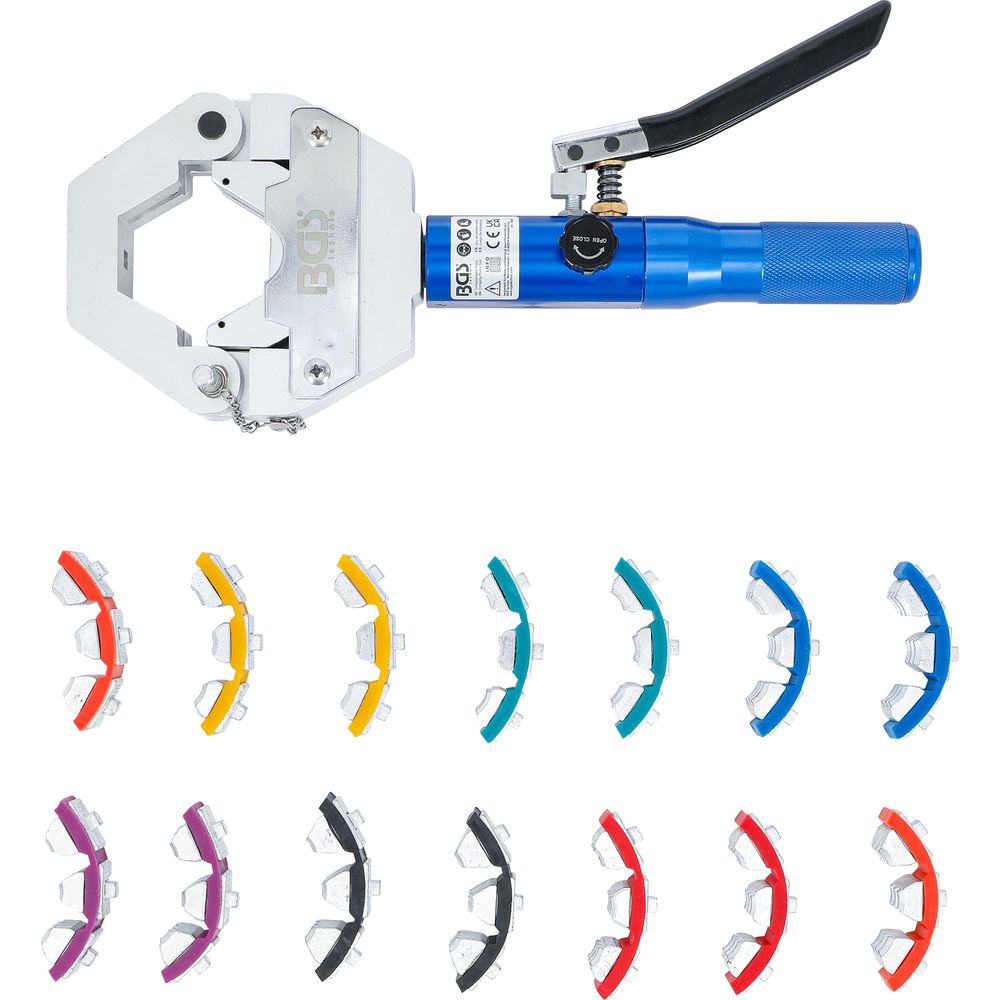 Hydraulische Presszangensatz für Schlauch-Pressverbindungen Hydraulische Presszangensatz für Schlauch-Pressverbindungen