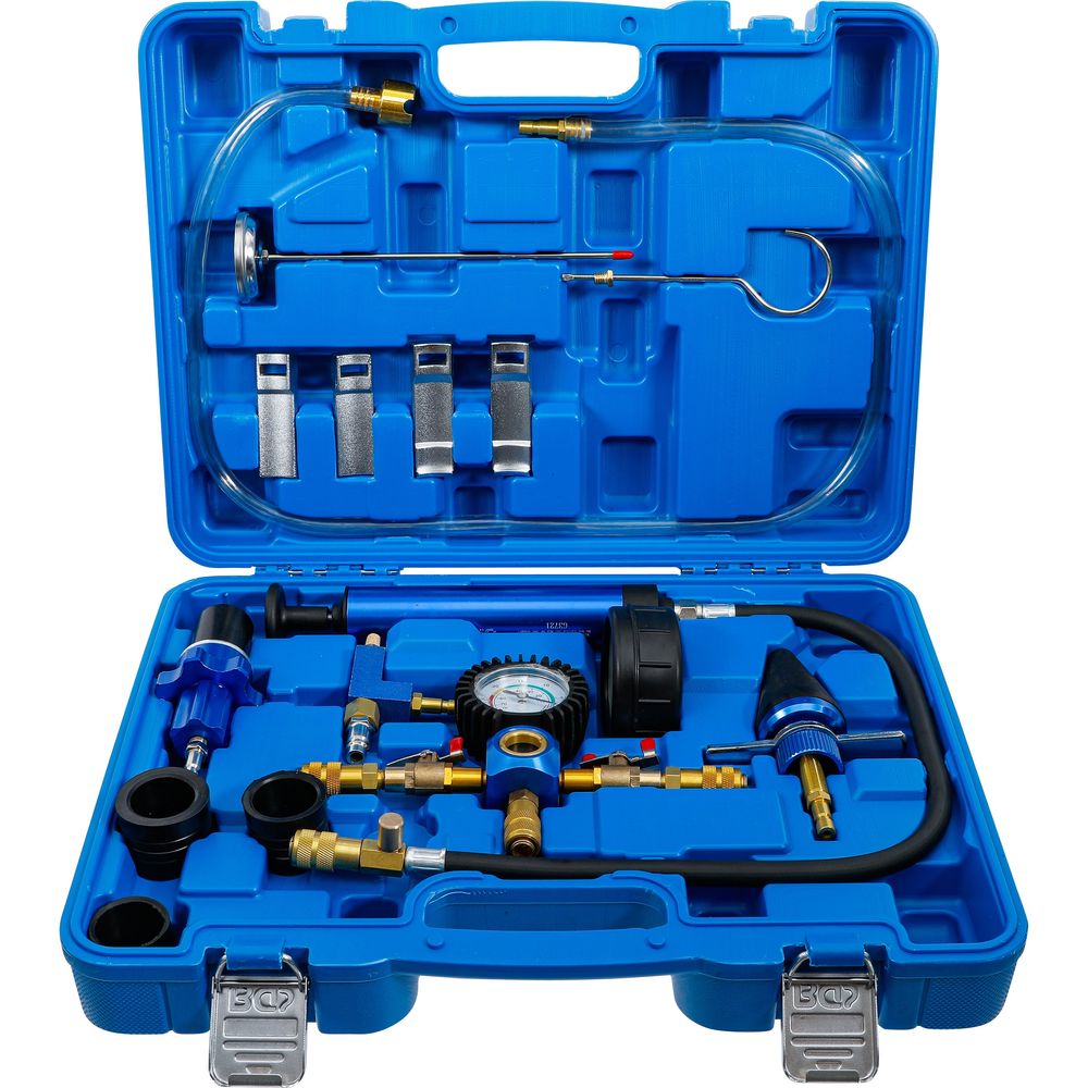 Radiator system pressure test and filling tool set, 13pcs Radiator system pressure test and filling tool set, 13pcs