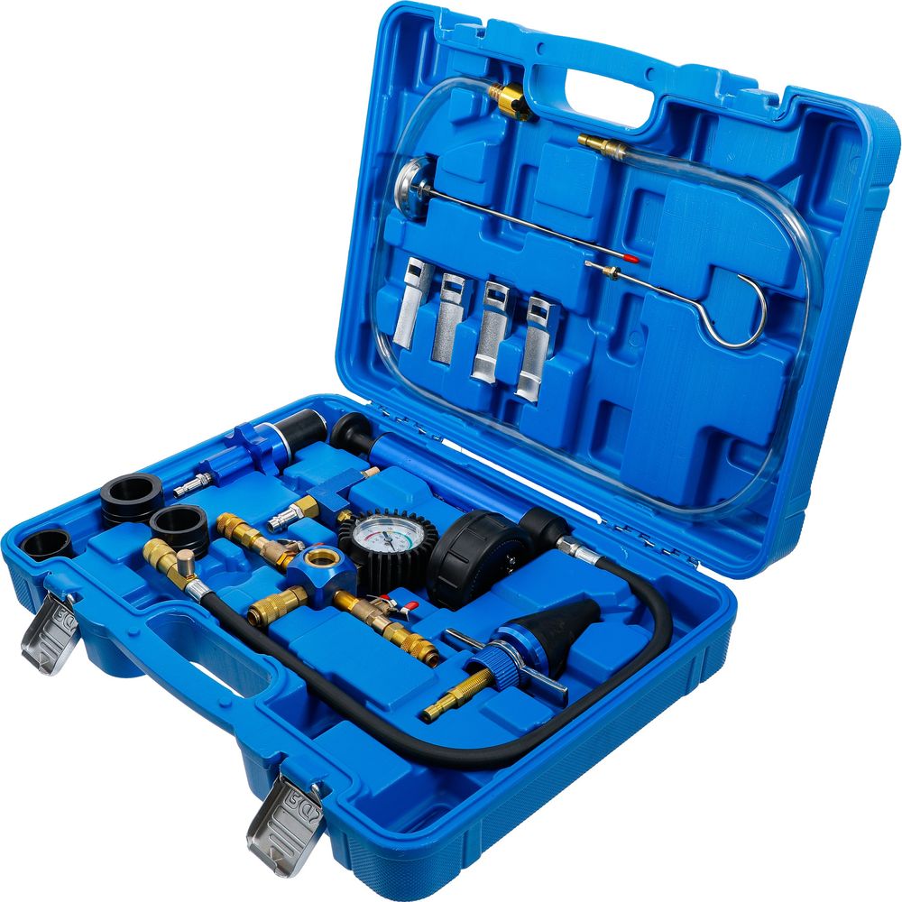 Radiator system pressure test and filling tool set, 13pcs Radiator system pressure test and filling tool set, 13pcs