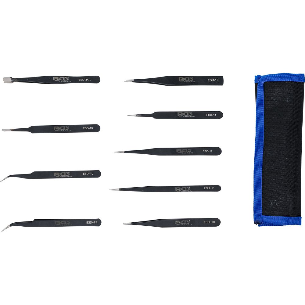 Stainless steel tweezers set, 9pcs Stainless steel tweezers set, 9pcs