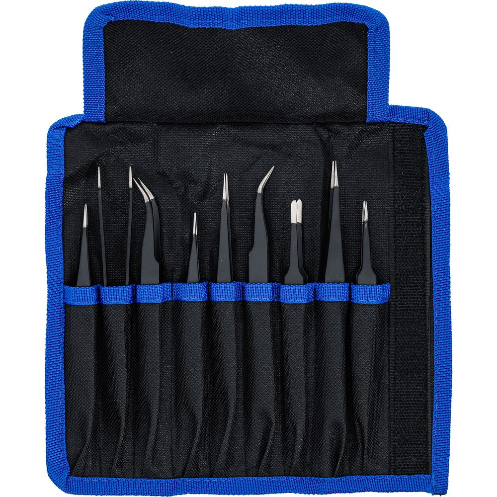 Stainless steel tweezers set, 9pcs Stainless steel tweezers set, 9pcs