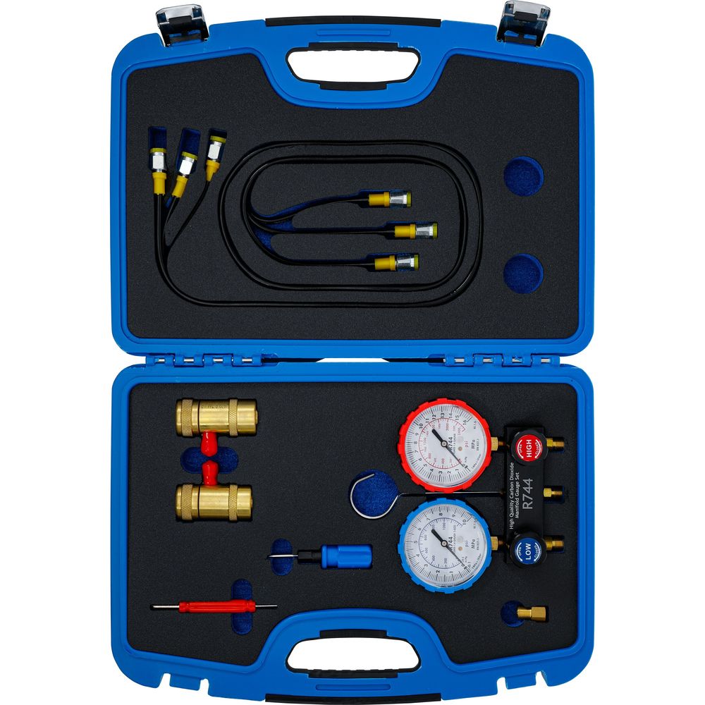Air condition pressure gauge for refrigerant R744 Air condition pressure gauge for refrigerant R744