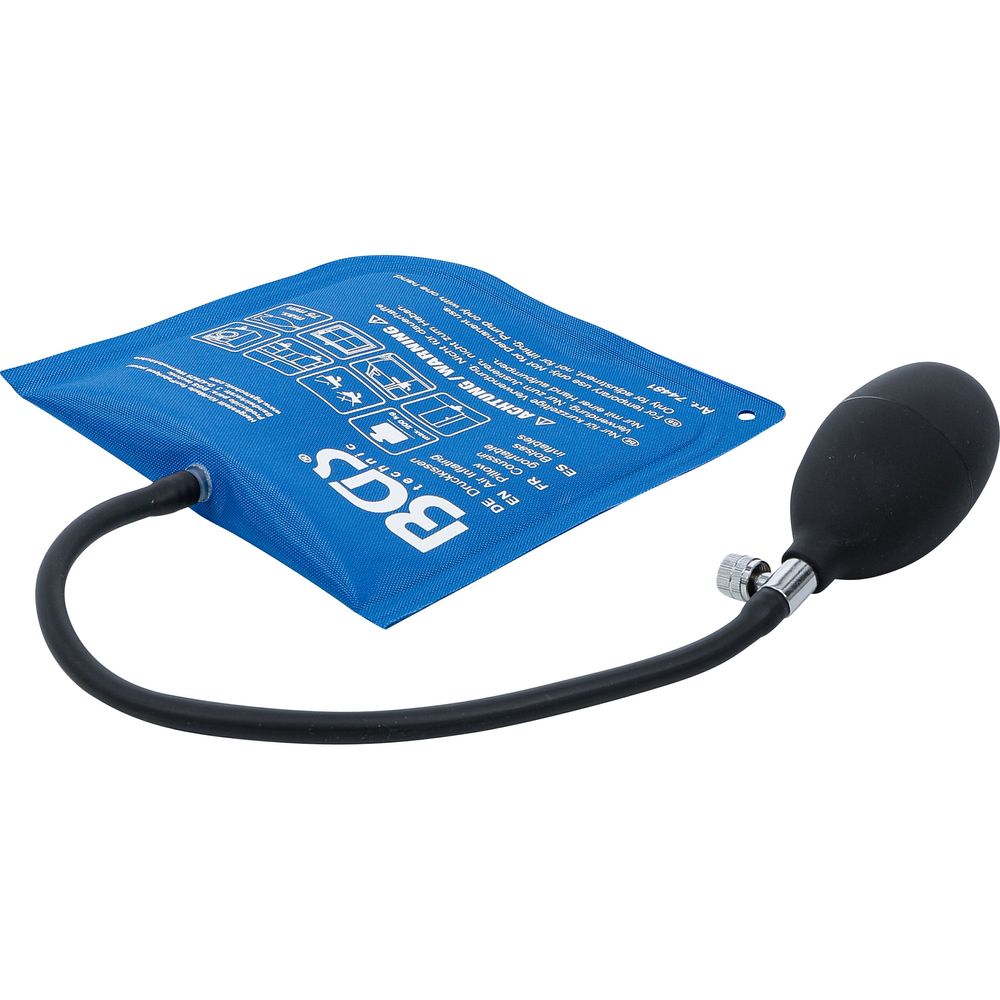 Air inflating pillow with hand pump, square 165x150mm Air inflating pillow with hand pump, square 165x150mm