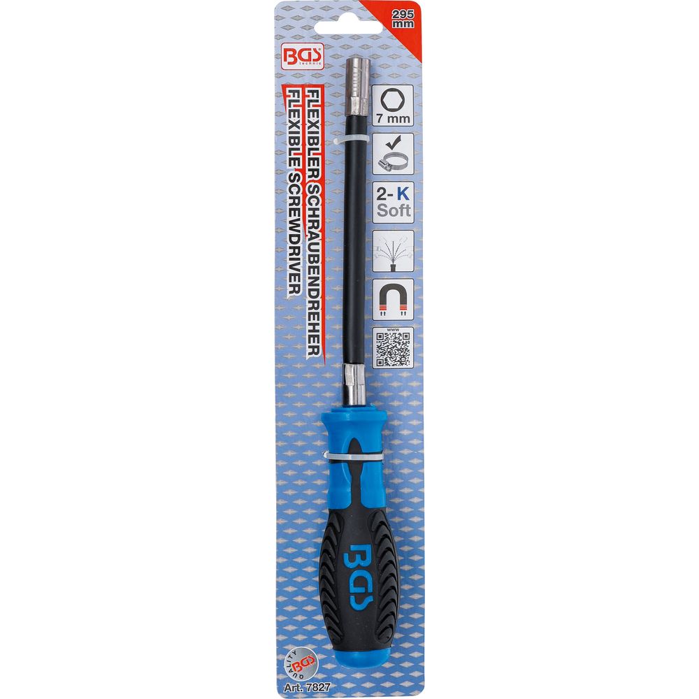 Flexible Hexagon Screwdriver 7 mm Flexible Hexagon Screwdriver 7 mm