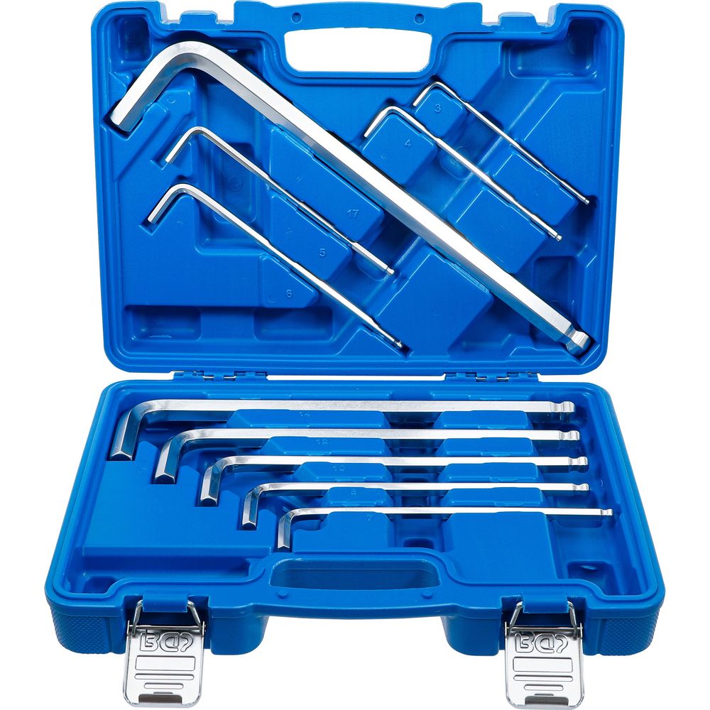L-Typ Wrench Set, "Max", internal Hexagon 3 - 17 mm, 10 pcs. L-Typ Wrench Set, "Max", internal Hexagon 3 - 17 mm, 10 pcs.