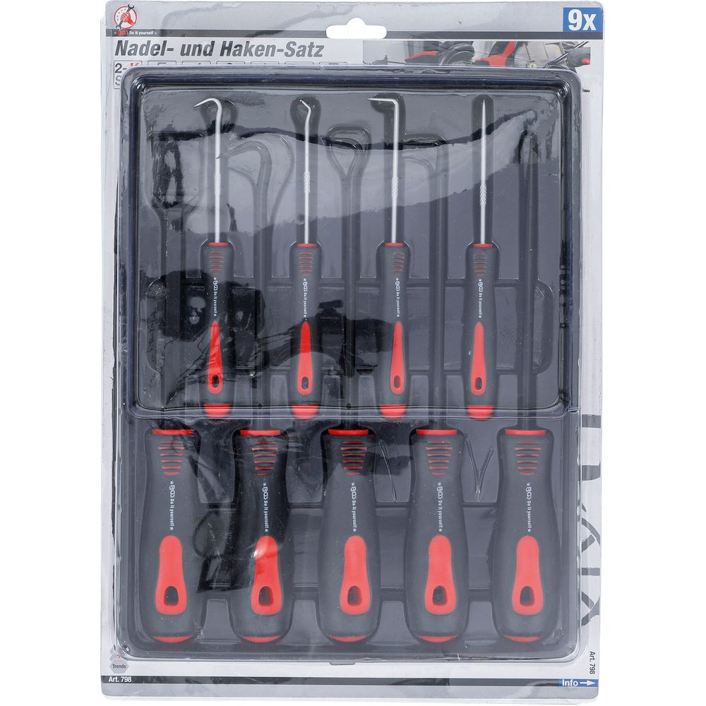 Needle and Hook Set, 9 pcs. Needle and Hook Set, 9 pcs.