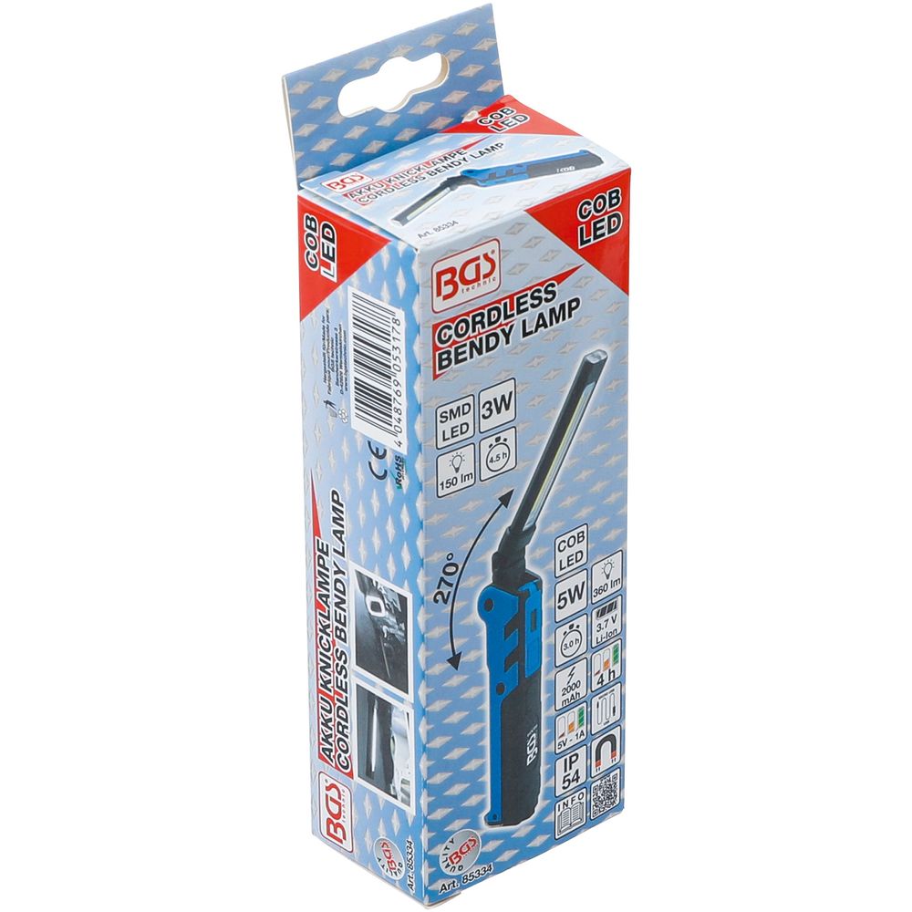 Cordless Bendy Lamp, COB-LED, 5 W Cordless Bendy Lamp, COB-LED, 5 W
