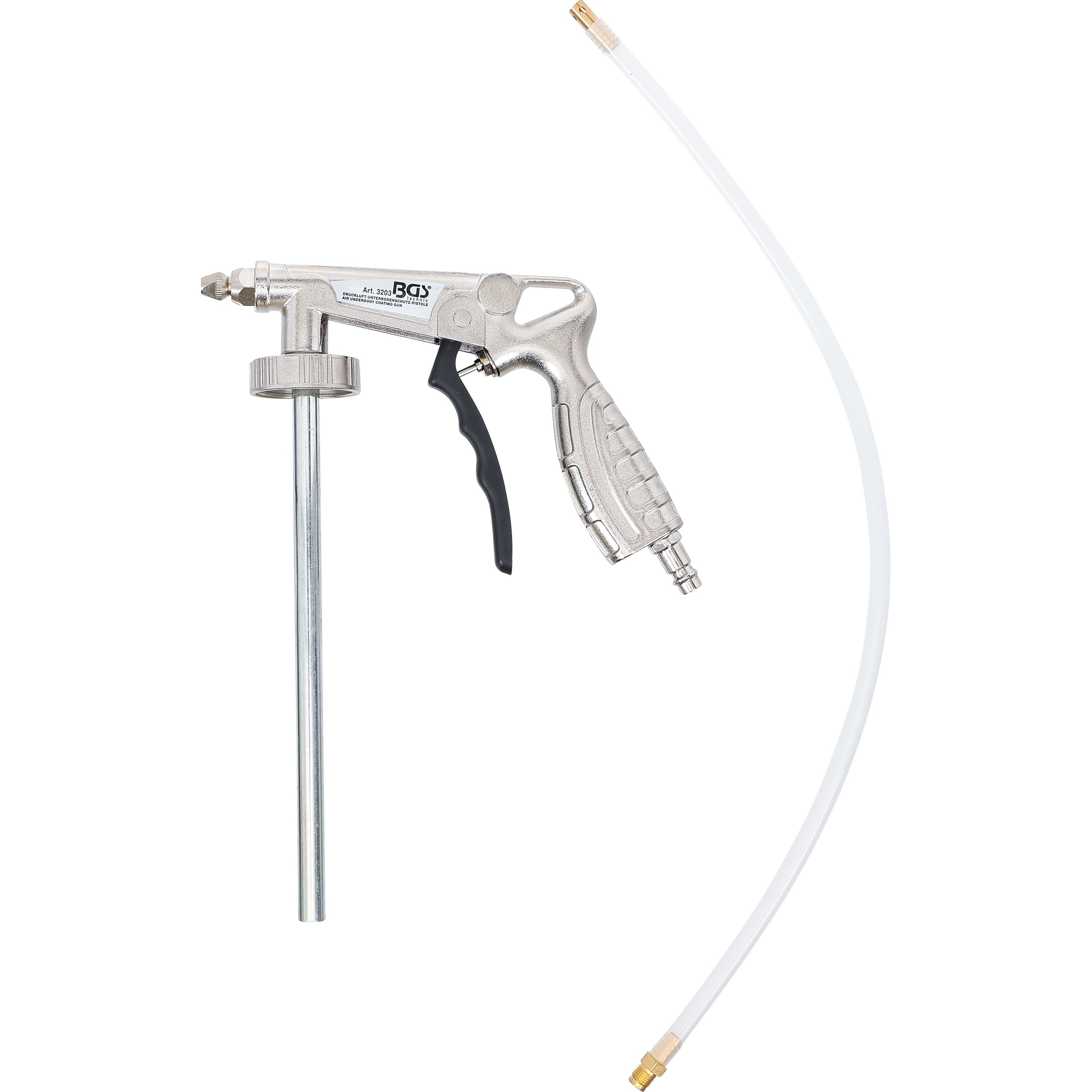 Air underbody coating gun with 500mm hose Air underbody coating gun with 500mm hose