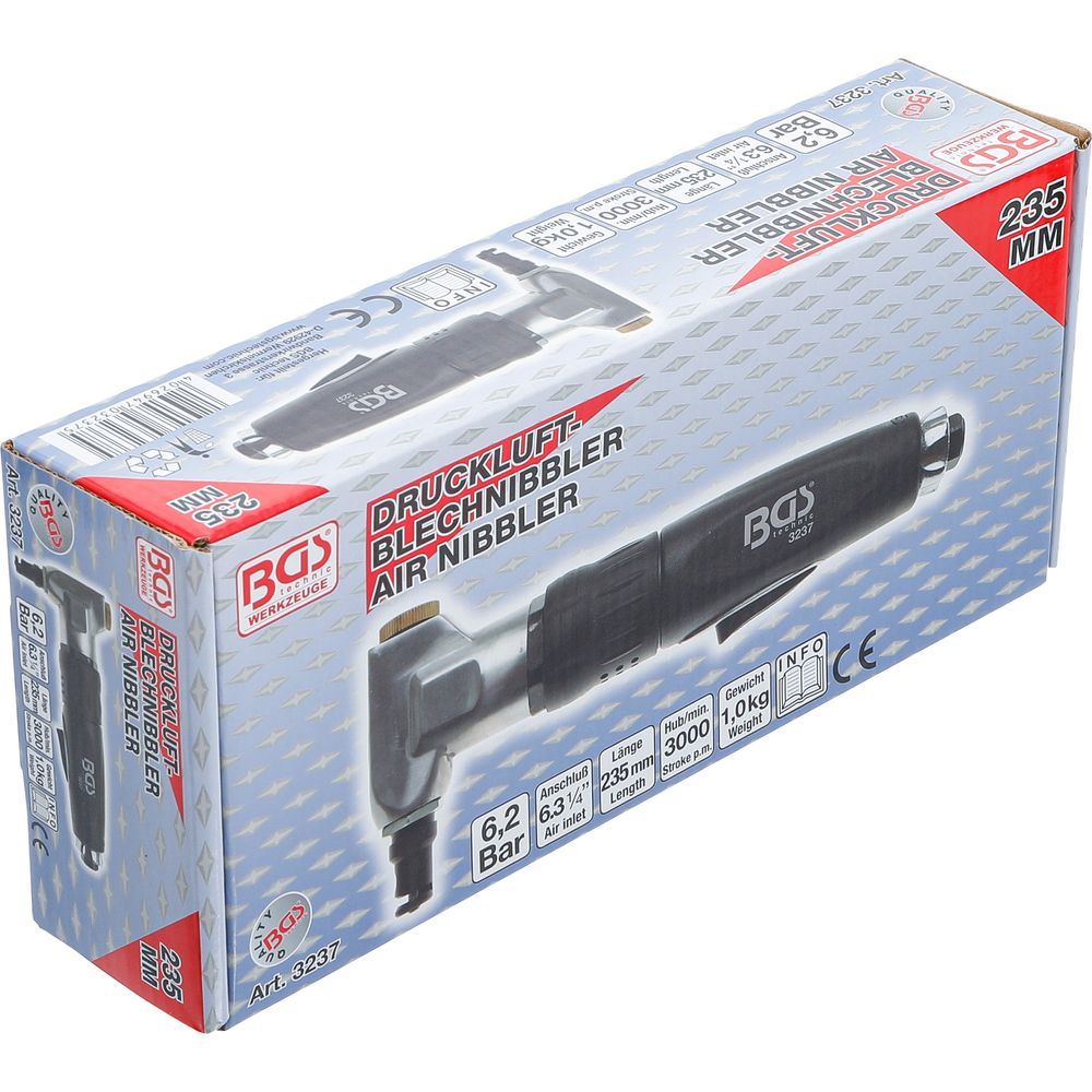 Druckluft-Knabber, bis 1,5mm Schnittkapazität Druckluft-Knabber, bis 1,5mm Schnittkapazität
