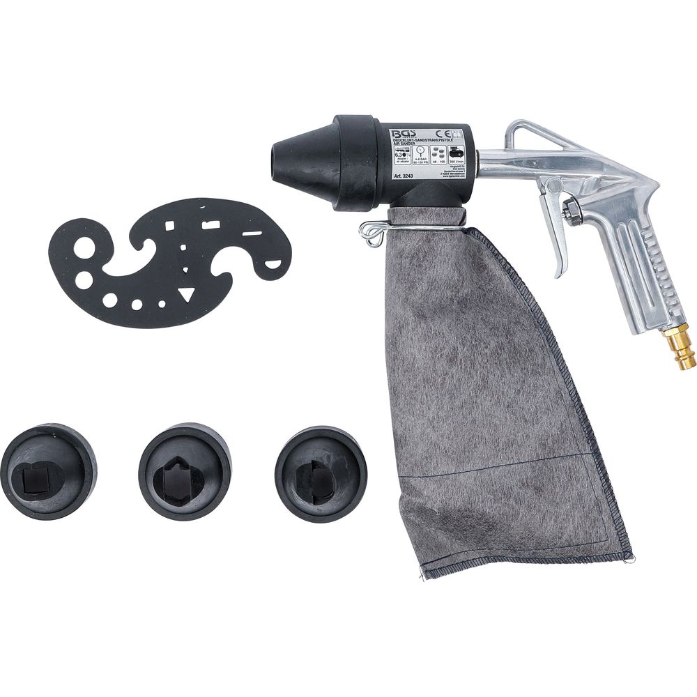Pneumatic sandblaster with accessories Pneumatic sandblaster with accessories