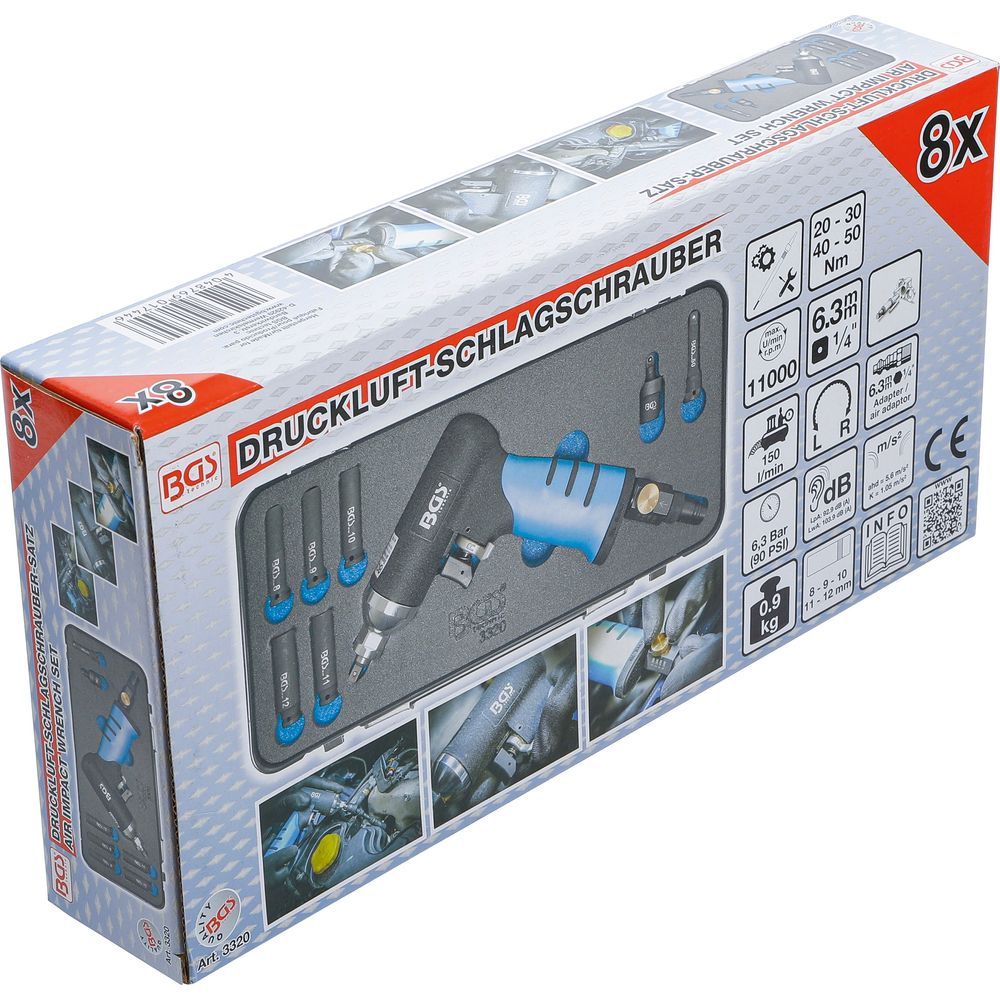 Druckluft-Schlagschrauber-Set für Glühkerzen Druckluft-Schlagschrauber-Set für Glühkerzen