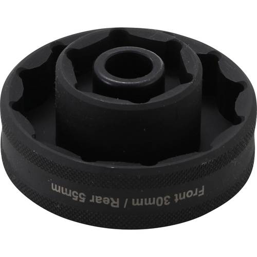 Impact socket, hexagon/12-point, for Ducati wheel fixings, 12.5mm (1/2") drive, 30/55mm Impact socket, hexagon/12-point, for Ducati wheel fixings, 12.5mm (1/2") drive, 30/55mm
