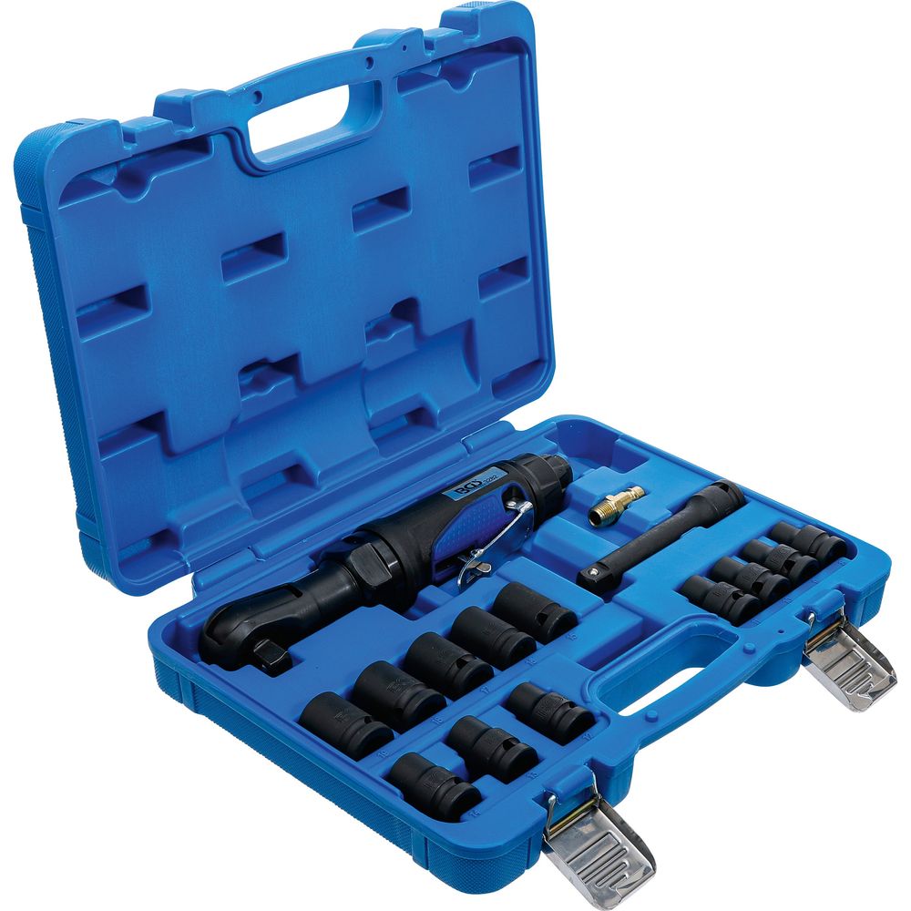 Air ratchet wrench set 12.5mm (1/2") 102Nm, 14pcs Air ratchet wrench set 12.5mm (1/2") 102Nm, 14pcs