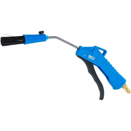 Air blow gun with brush Air blow gun with brush