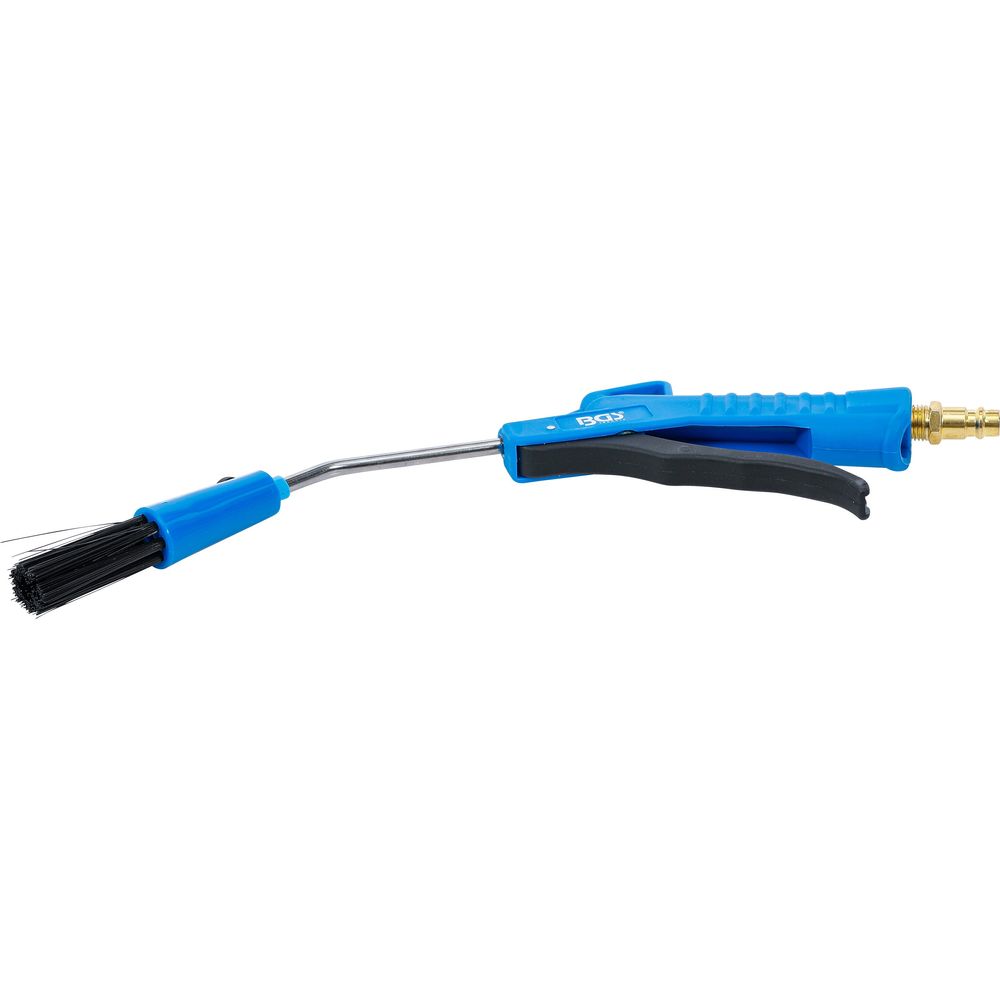 Air blow gun with brush Air blow gun with brush